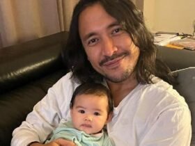 Marcello Tahitoe bersama putri pertamanya. (Foto: IG @marcello_tahitoe)