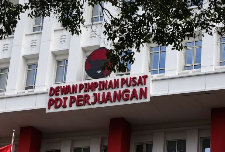 Kantor DPP PDI Perjuangan, Jalan Diponegoro, Jakarta.(Foto : KOMPAS/KRISTIANTO PURNOMO)